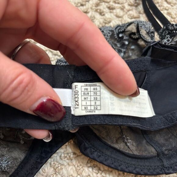 Simone Perele Délice Demi Cup Unlined Underwire Bra Size 32‎ - Picture 15 of 15